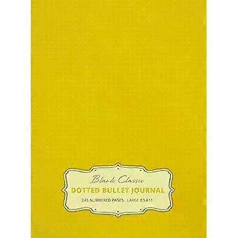 Large 8.5 X 11 Dotted Bullet Journal Banana 5 Hardcover - 245 Numbered Pages - Blank Classic