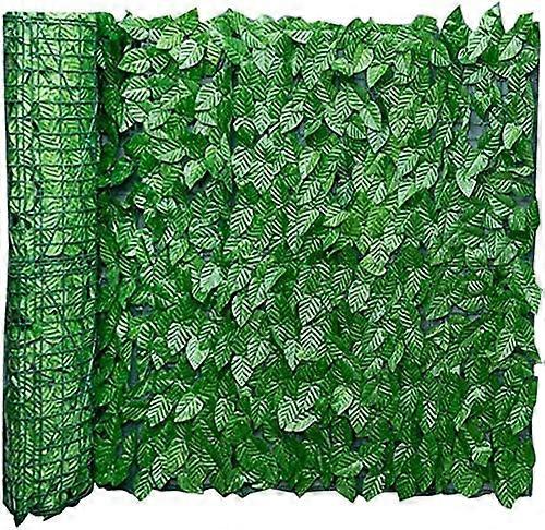 Keemov Best Artificial English ivy Leaf Screening Roll Expanding Willow Trellis with Artificial leaves