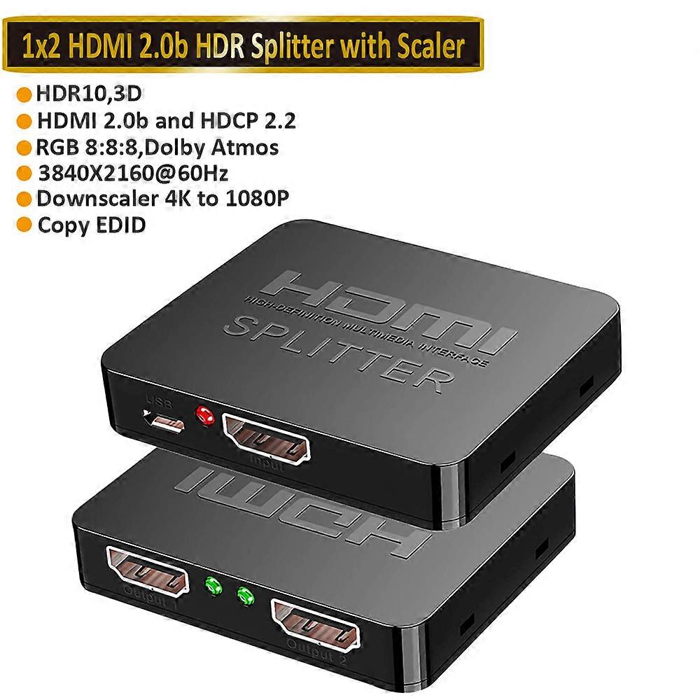 HDMI Splitter 1x2 1x4 1x8 4K HDMI Splitter 1 in 2 out 2 Port HDMI Amplifier HDMI Cable Splitter 2.0 For PS4 PS5 Xbox