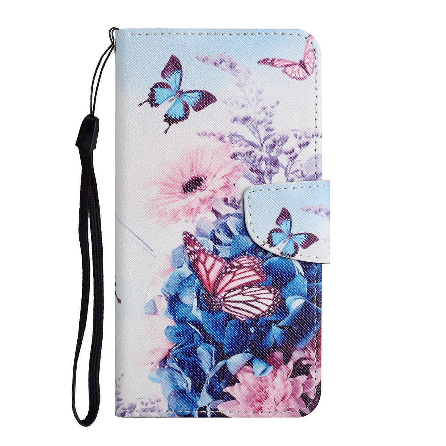 3D Colored Drawing Flip Leather Phone Case For iPhone 14