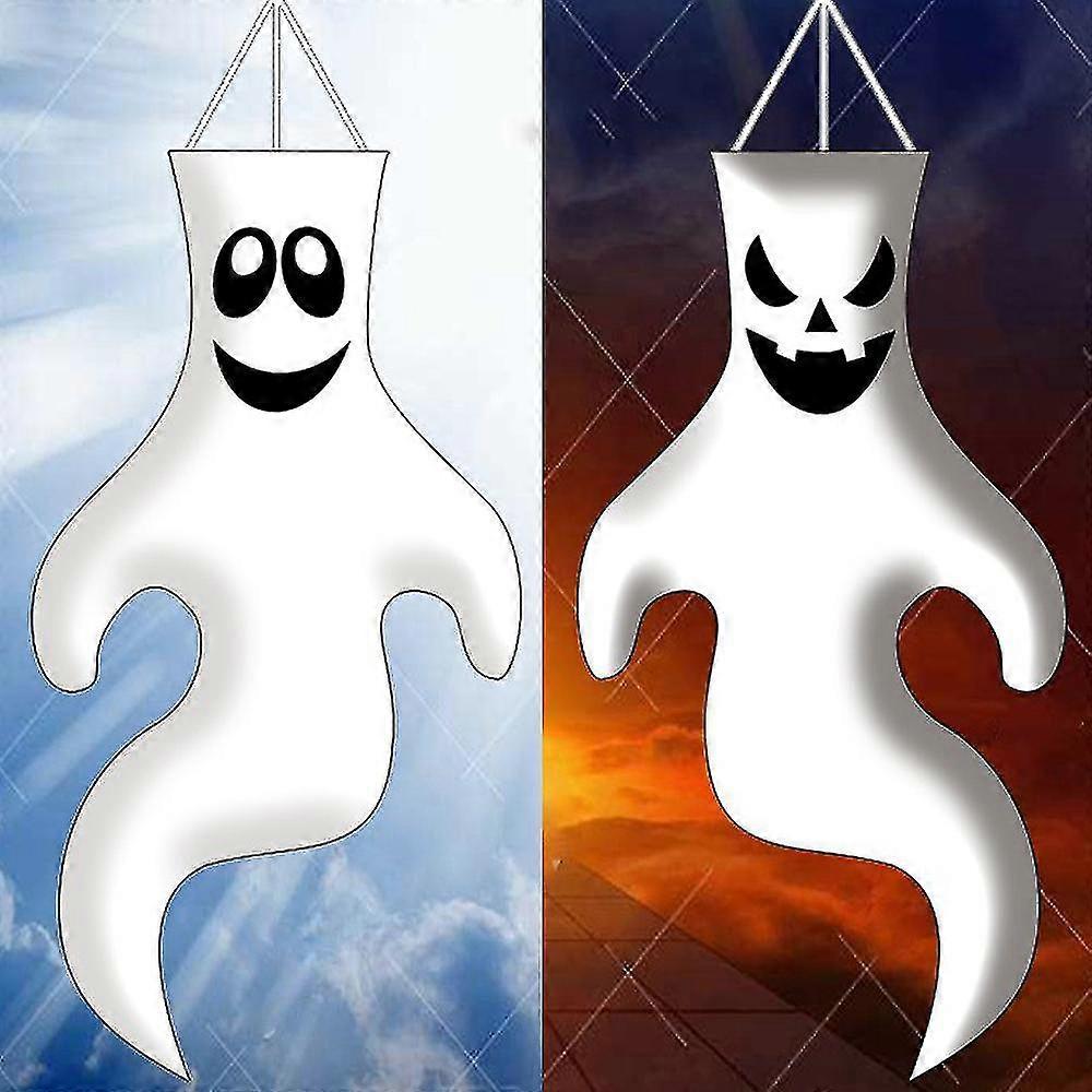 Windsock Flag Haunted House Hanging Ghost Ornament Decoration