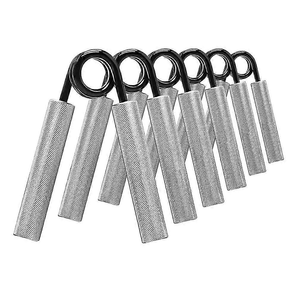 6 יחידות 100lb - 350lbs מחזק אחיזת יד כושר סט אחיזת יד, פלדת פחמן ללא החלקה כבד Gr