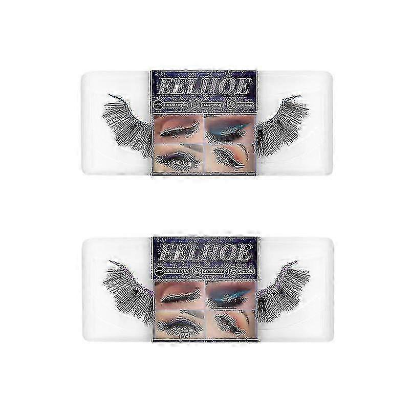 Eyelashes Eyeliner Self-adhesive False Eyelashes Soft Natural Curly Thick False Eyelashes Eyeline