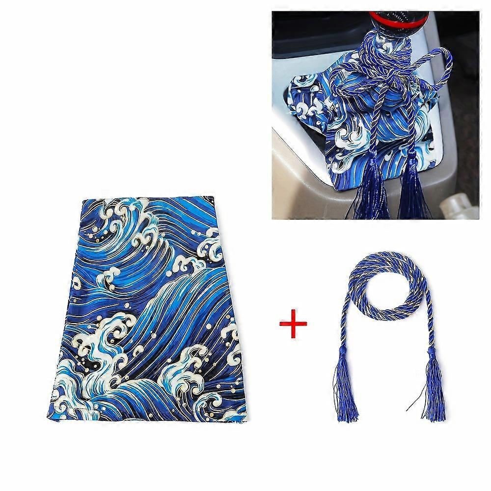 Add A Splash Of Style To Your Car With This Universal Sea Waves Shift Boot Cover!