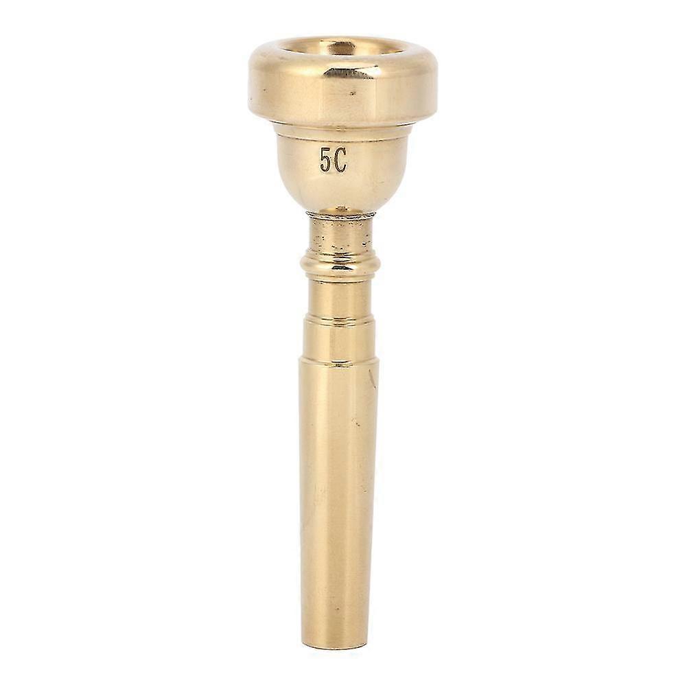 Gold Brass Trumpet Mouthpiece - Professional Durable Stylish Horn Accessory