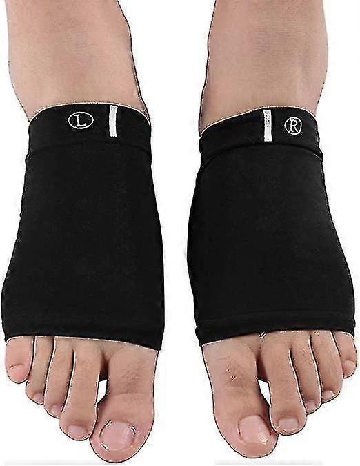 Compression Adjustable Arch Support Sleeves Sock With Comfort Gel Pad Cushions