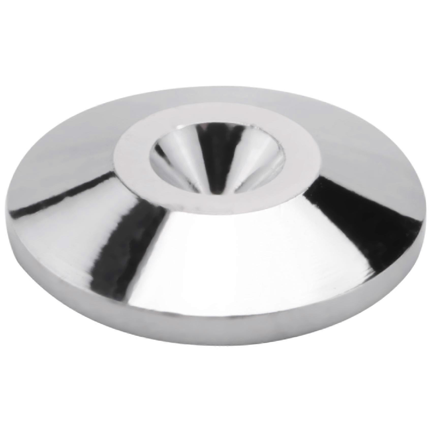 8 Pcs 25 X 4mm Universal Copper Speaker Spikes Pads Speaker Shock Base Pad Isolation Stand Feet Cone Base Mats Floor Disc