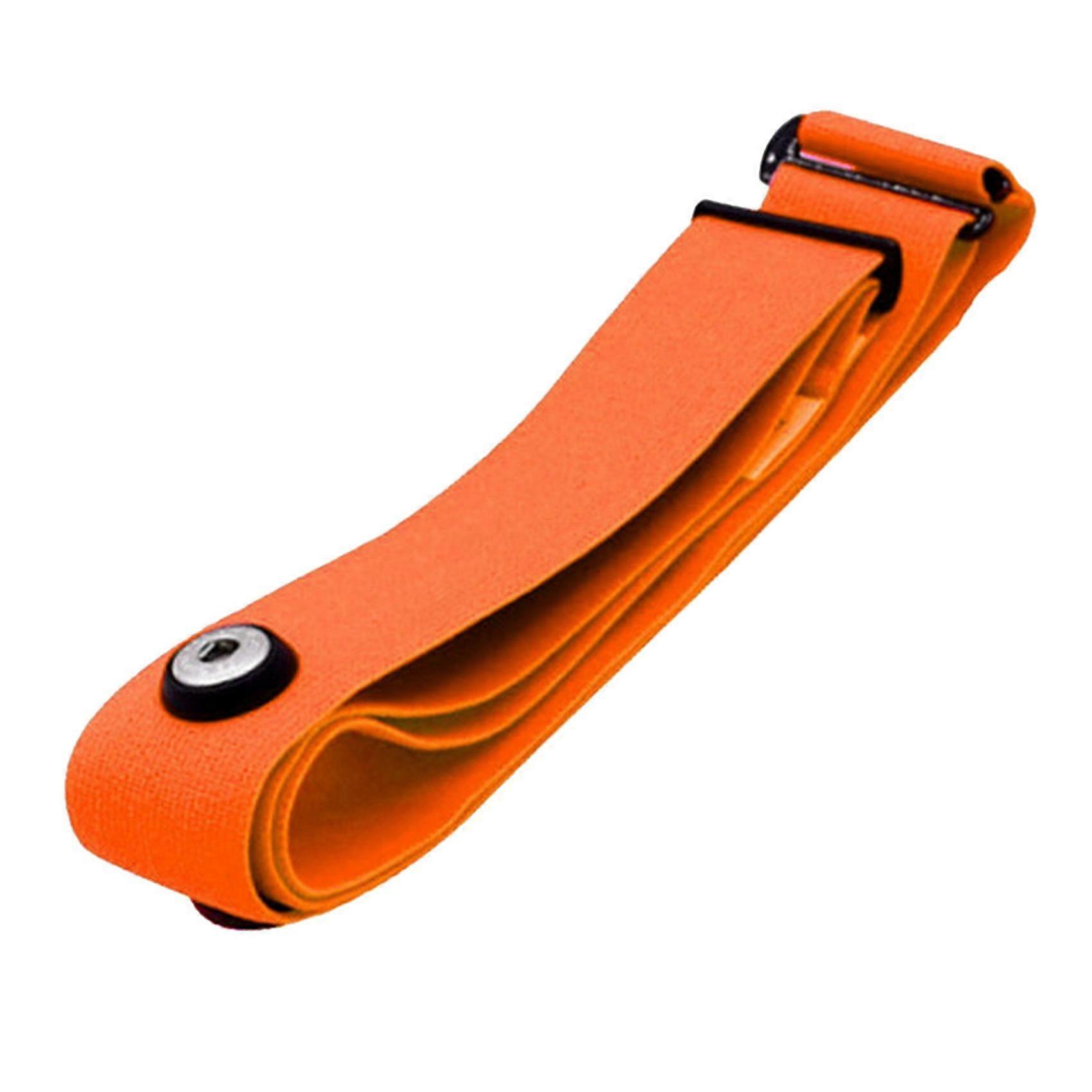 Heart Rate Belt Chest Strap For Mount Heart Rate Sensor Monitor Elastic Soft Strap Band Orange