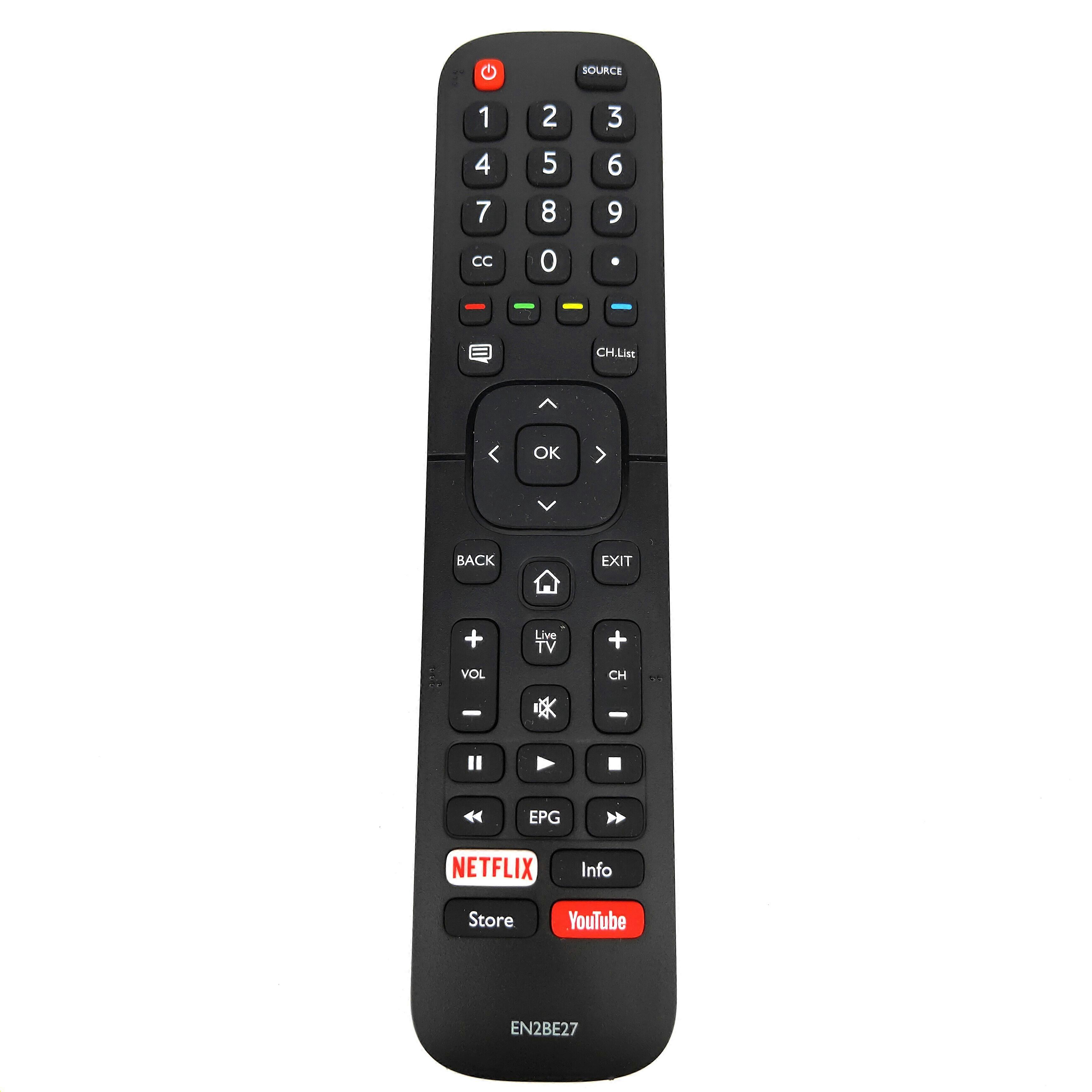 Replacement EN2BE27 for Hisense TV Remote control