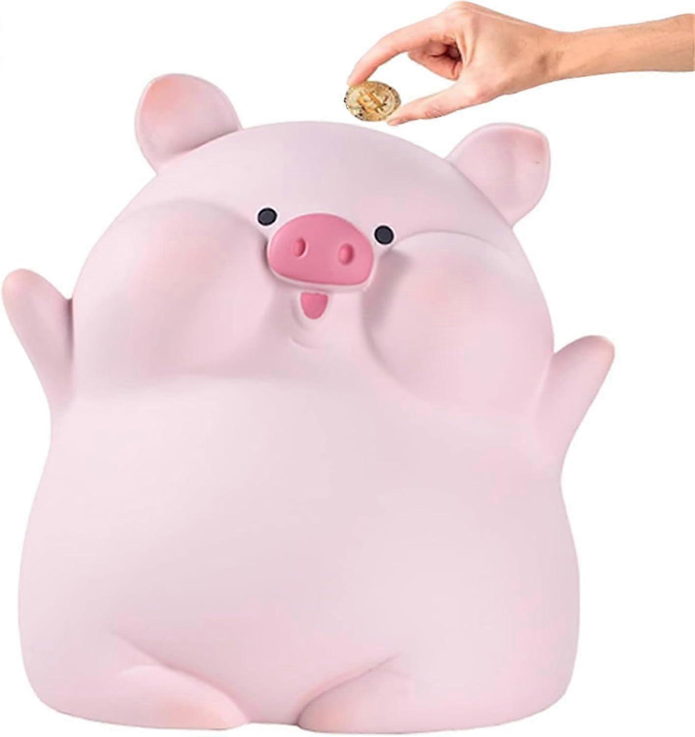 Piggy Bank,unbreakable Plastic Money Bank,coin Bank For Girls And Boys,cute Pig Piggy Banks,practical Gifts For Birthday,christmas,baby Shower,adults 