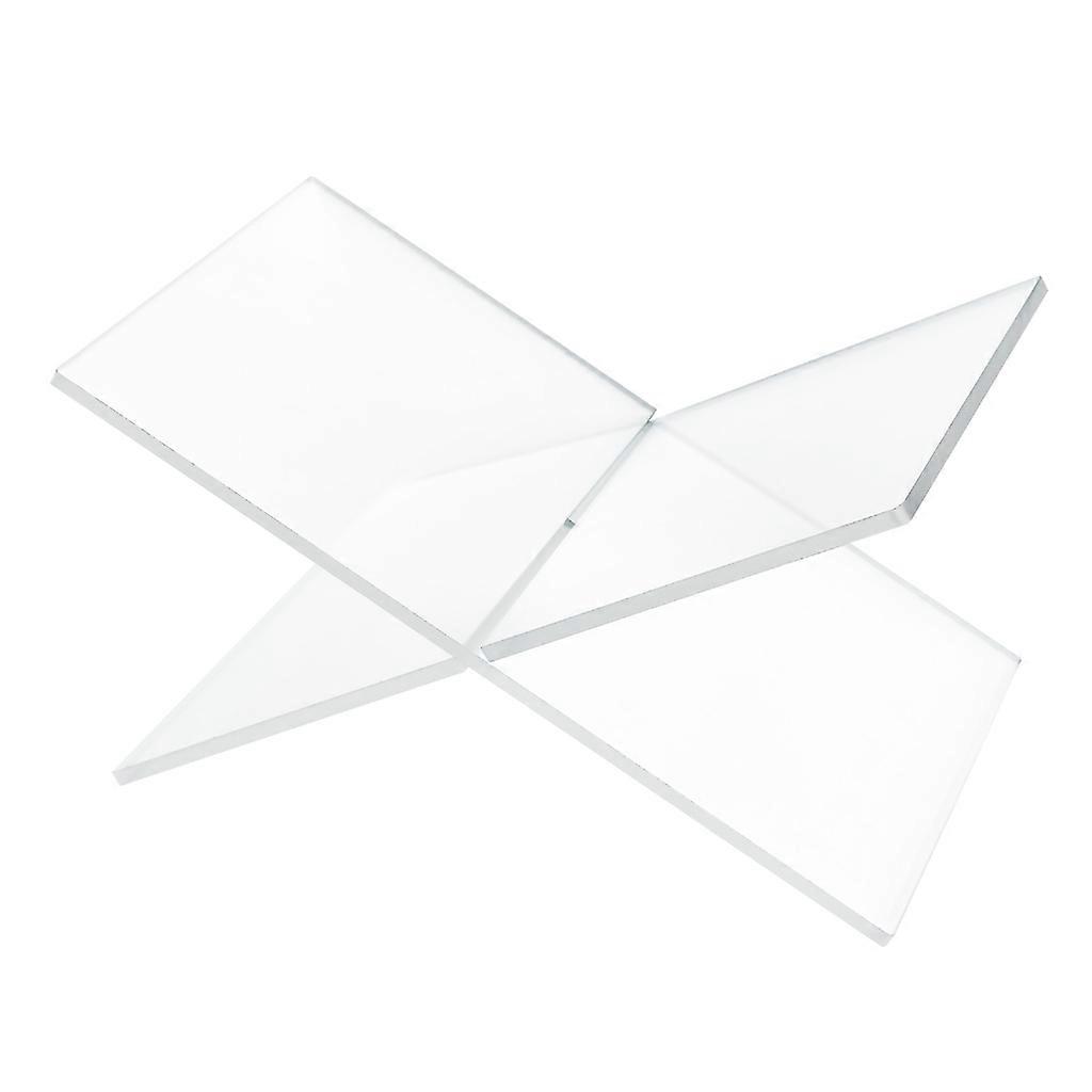 Transparent Acrylic Book Holder for Table Display Easel Open Book Stand