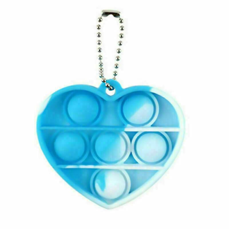 Mini Push Bubble Simple Dimple Jouet Stress Relief Toys Keychain