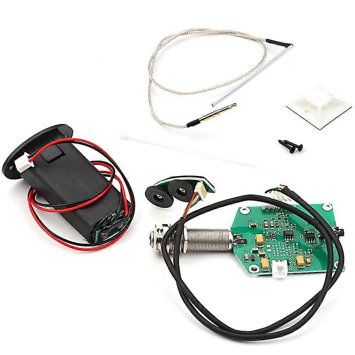 Guitar Equalizer Guitar Pickup Guitar Piezo Pickup Onboard Preamp System for Acoustic Guitar