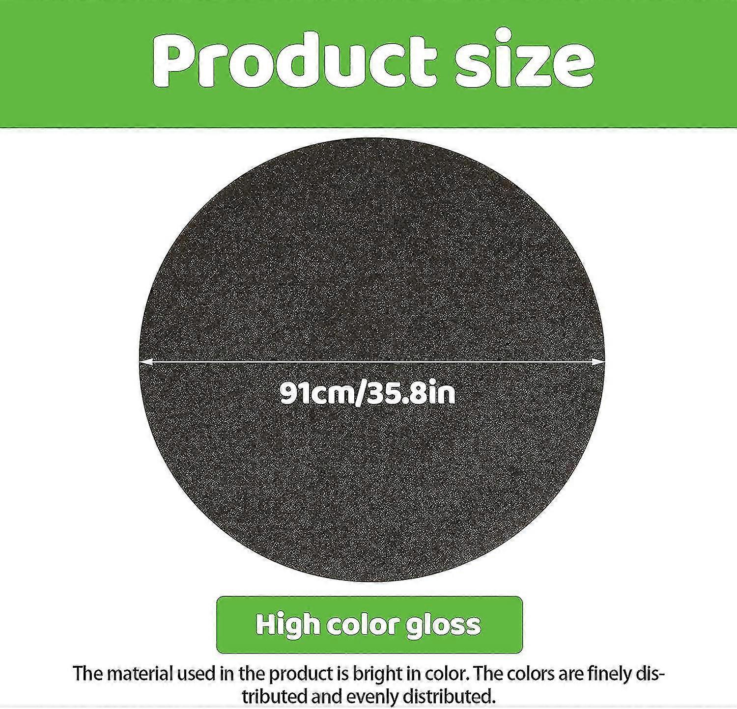 جولة النار حفرة حصيرة للتزيين، شواء شواء سبلاتر حصيرة، مقاومة للحريق حصيرة مقاومة للحرارة، تحت شواء حصيرة أرضية حصيرة سجادة واقية للفناء الخلفي، في الهواء الطلق، D