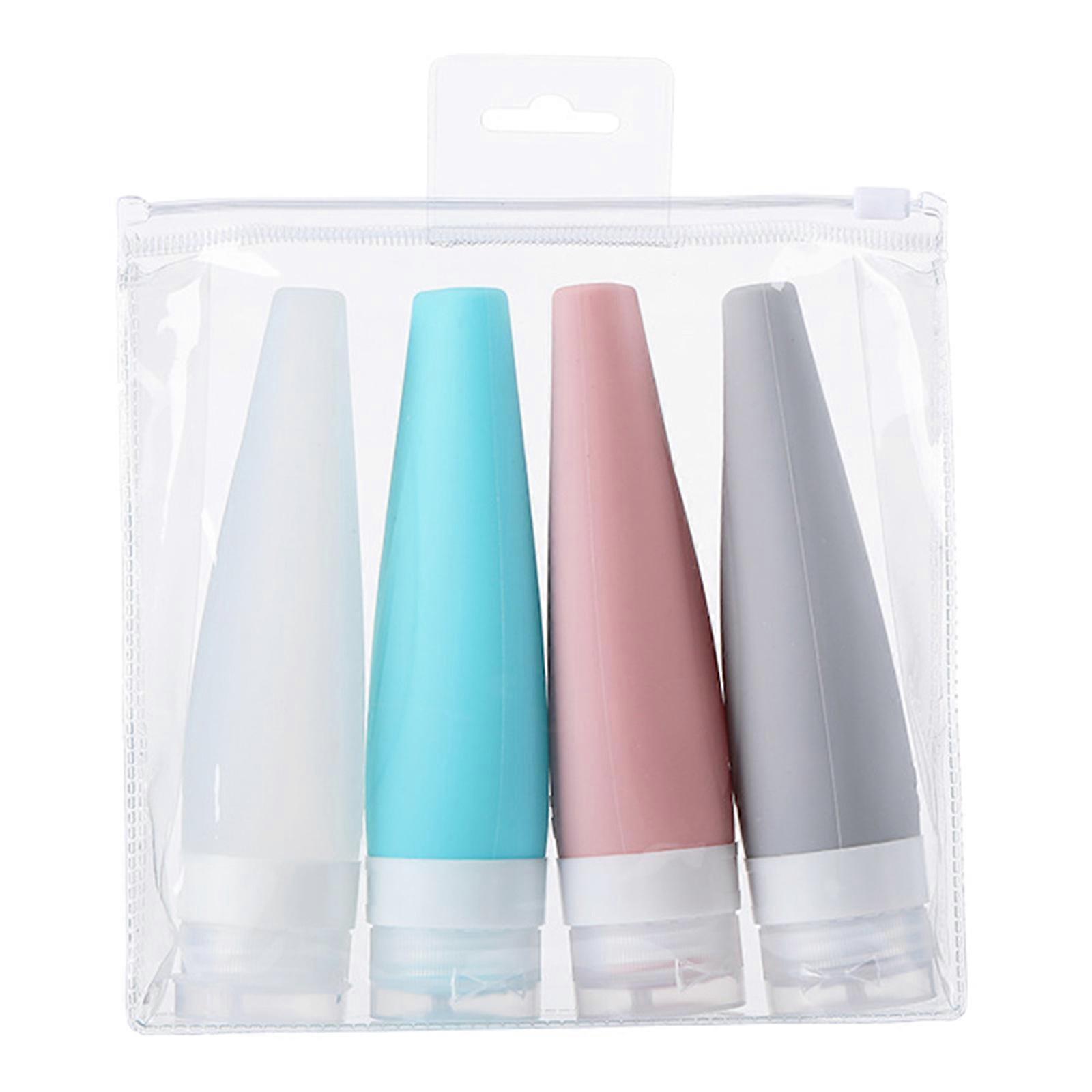 Reusable Travel Bottles Cosmetic Toiletry Container for Shampoo Liquids Gel