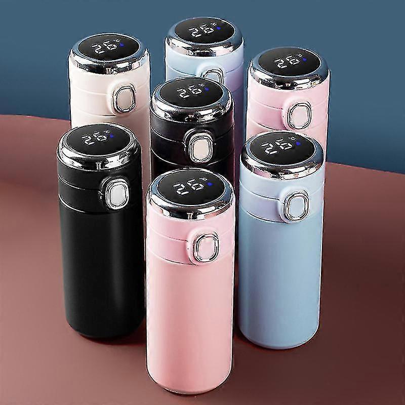 Tazza di caffè per tè e latte per tè con display termico intelligente in acciaio inossidabile (300 ml)-MXBC
