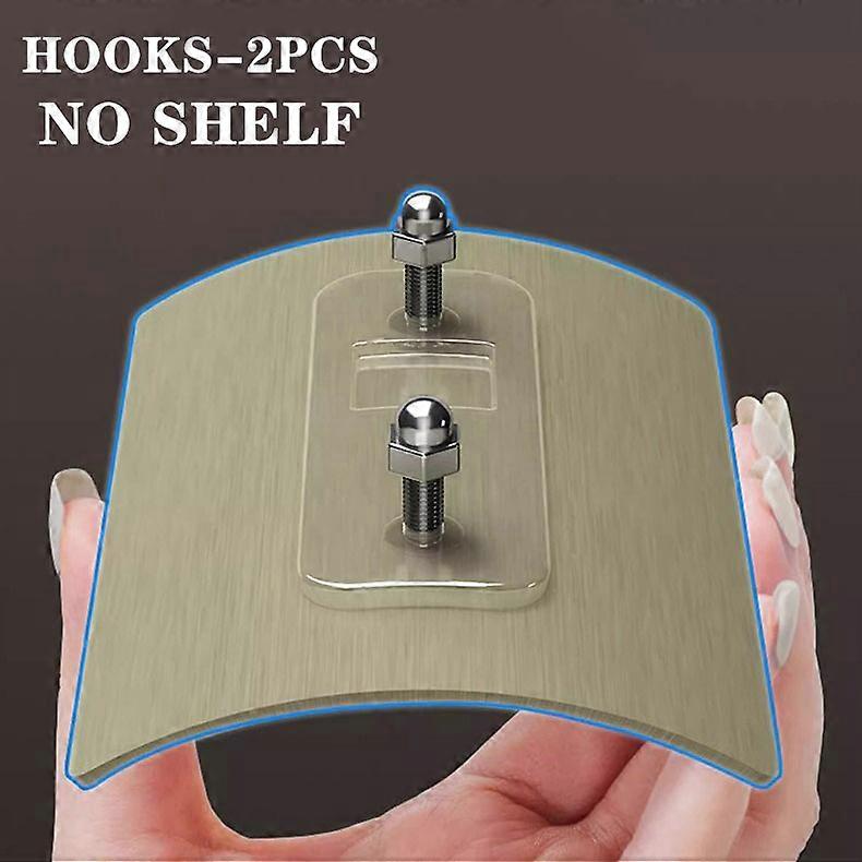 Aluminum Alloy Bathroom Shelves Punch-Free Thickened Tripod Wall-Mounted Corner Shelf Bathroom Accessories Shower Organizer