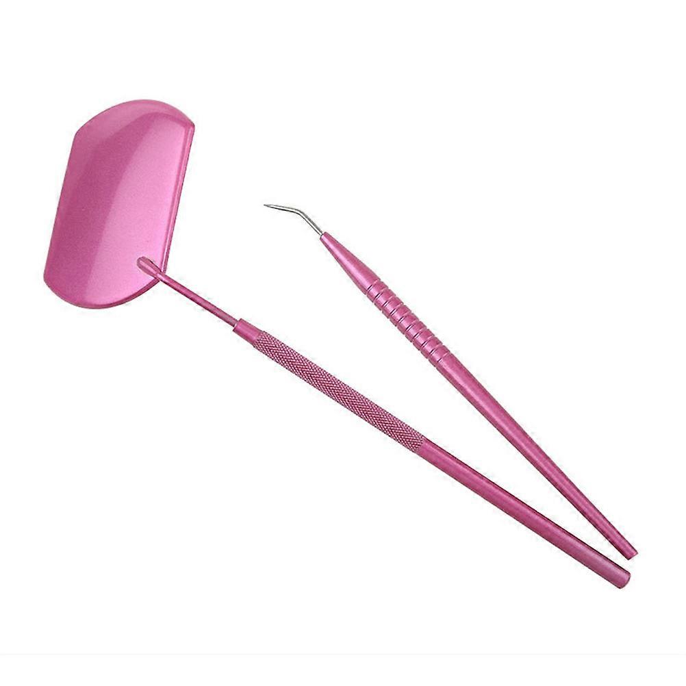 Miniature Tools Square Lash Mirror Professional Eyelash Tool Eye Lash Comb Stainless Steel Eyelash Mirror