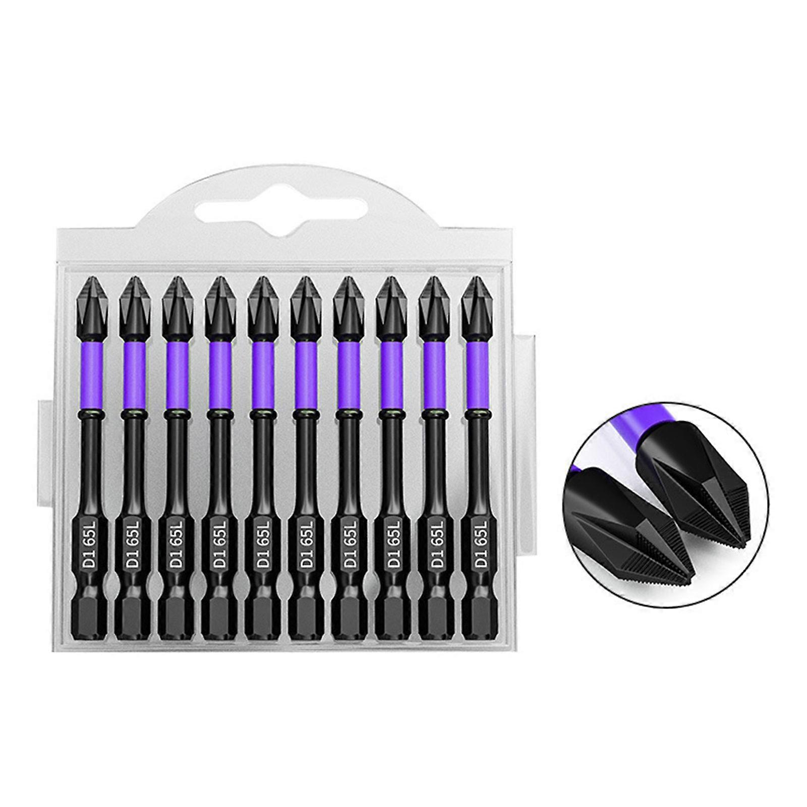 Upgraded 20/10X D1 Anti-Slip And Shock-Proof Bits With Phillips Screwdriver Bits