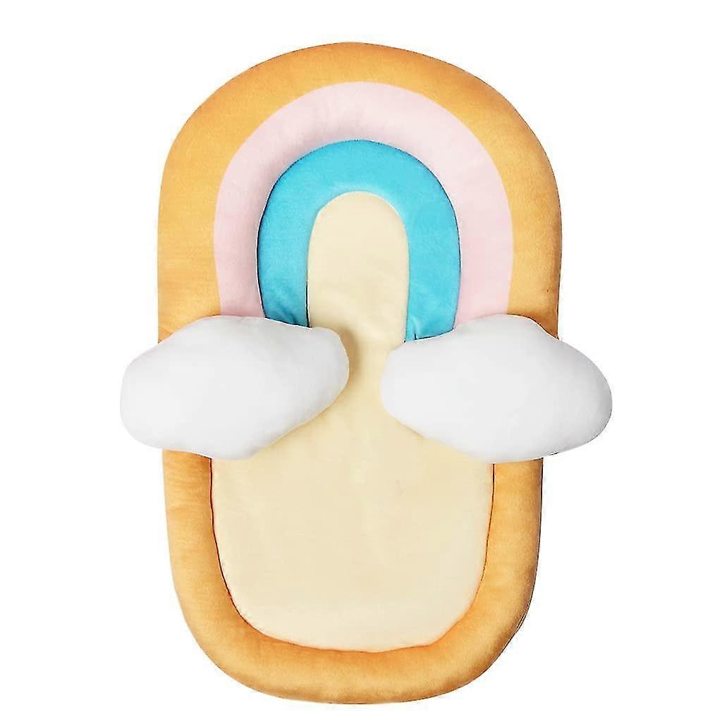 Baby Stroller Liner Cushion Car Seat Liner Insert Soft Rainbow Stroller Mat