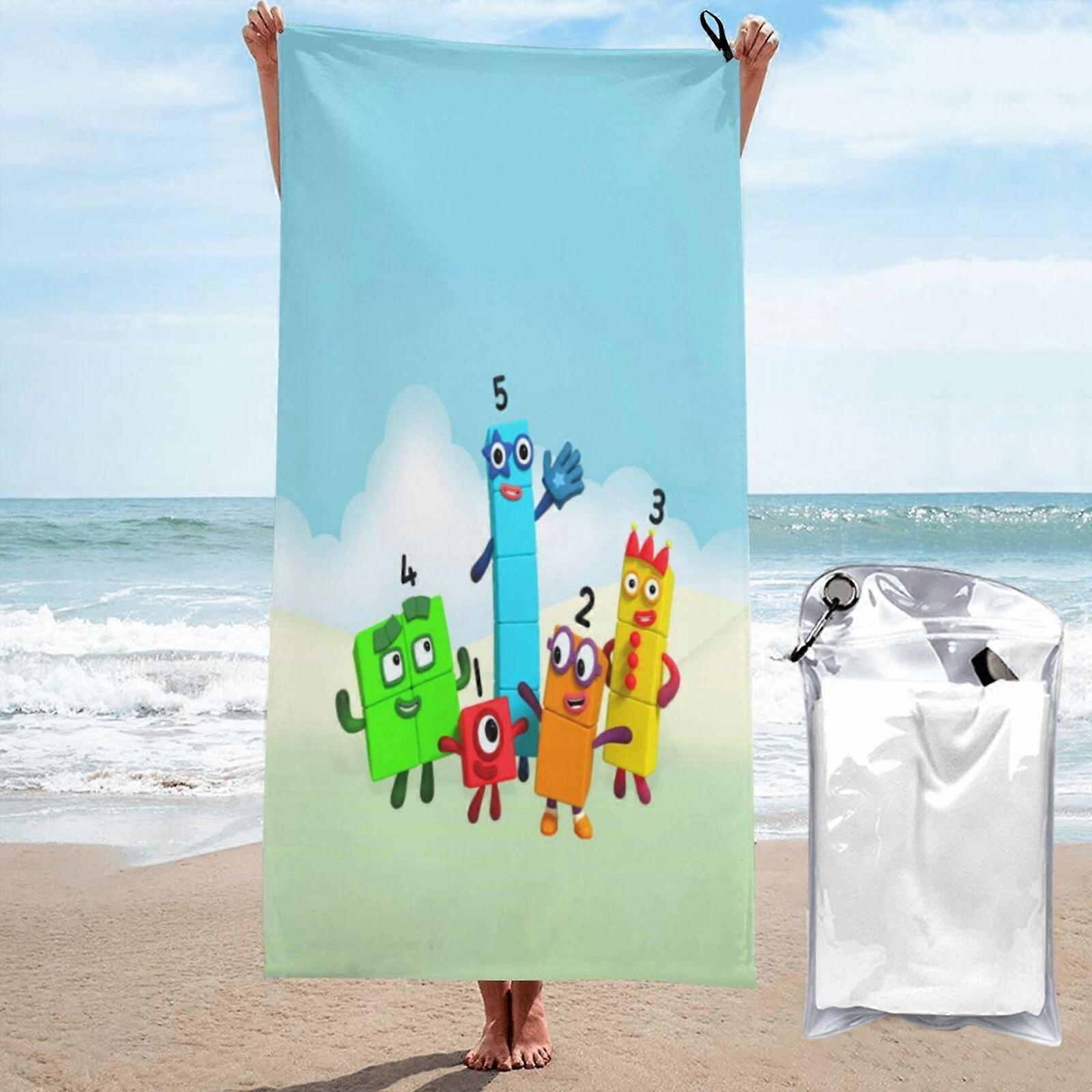 m306Număr Bloc Microfibră Quick-Drying Cartoon Super Absorbent Prosop Mare LXMT1230