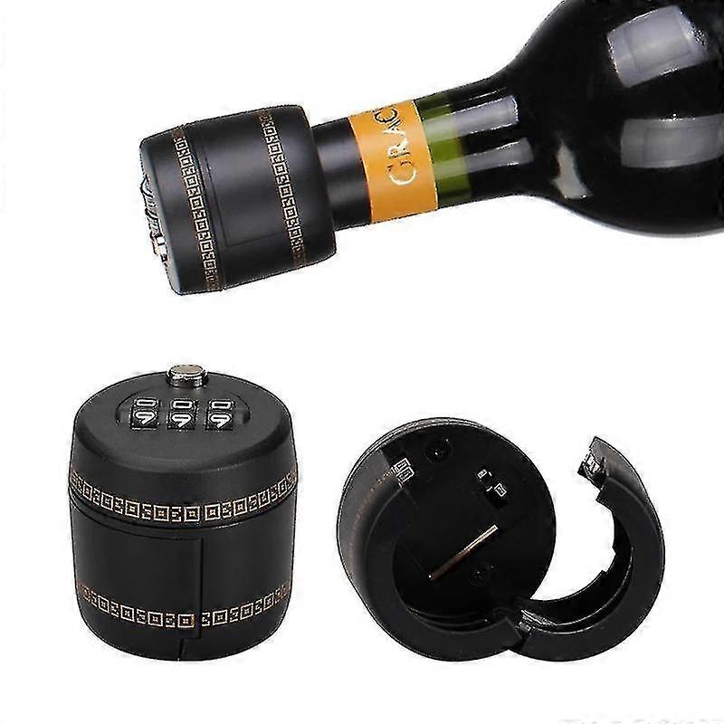Wine Bottle Lock Three-digit Code Anti-theft Lock Is Convenient And Durable
