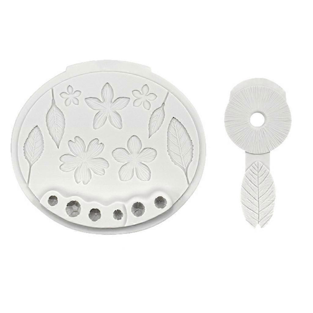 Cake Candy Chocolate Mold Petal and Leaf Shaped Pastry Kitchen Baking Tools