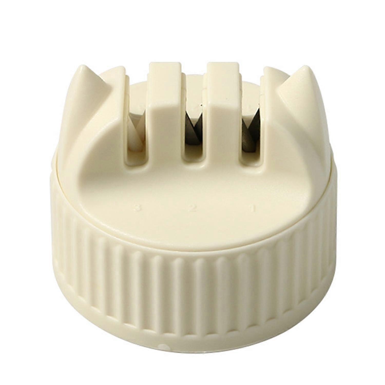 Cutter Sharpener 3-Stage Kitchen Cutter Sharpener Coarse Fine Slots Anti-Slip Quick Sharpening Tool
