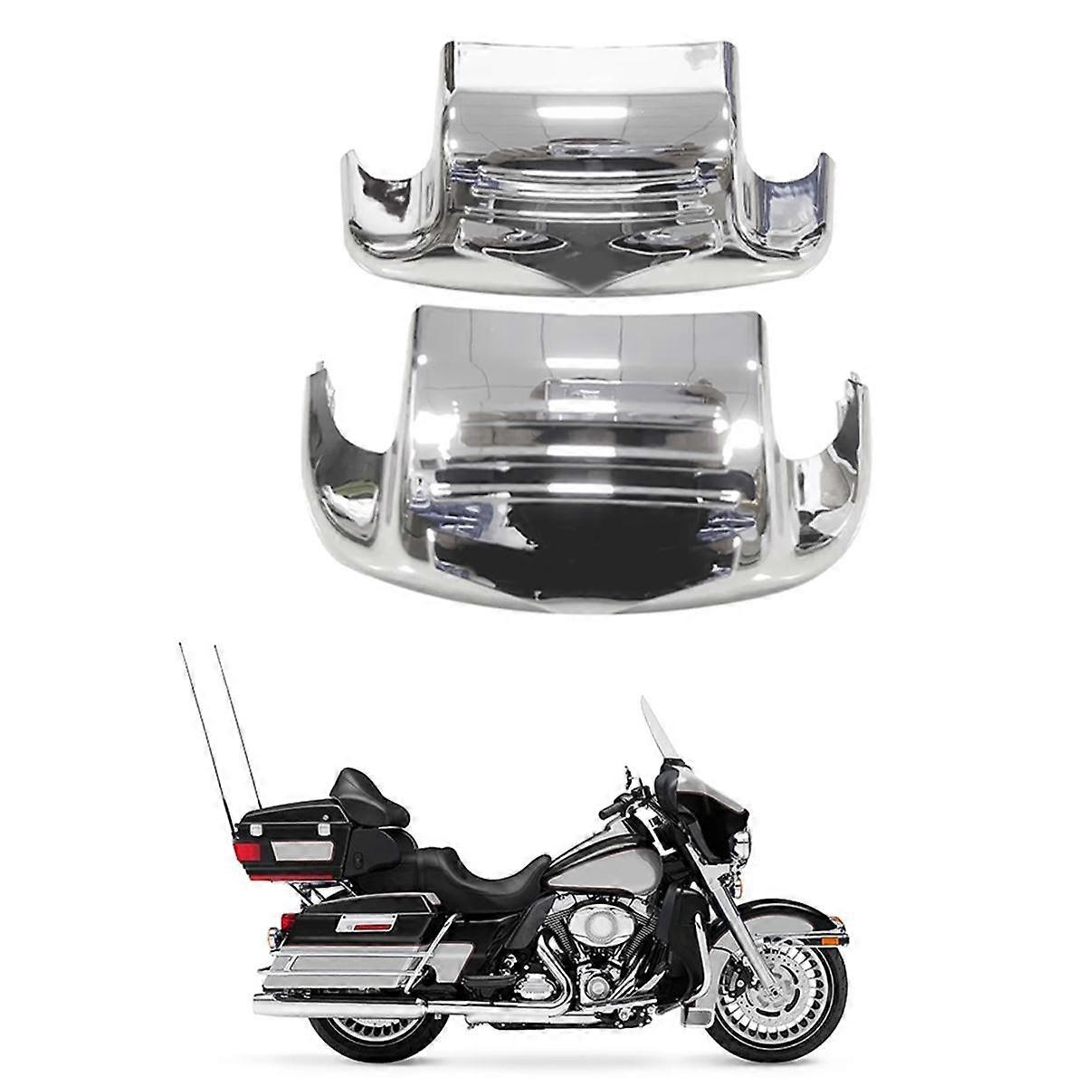 Chrome Front Rear Tip for Glide Road Softail