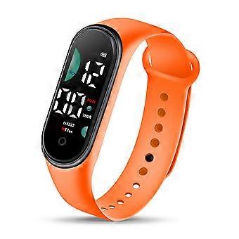 Kinder Elektronische Uhr Sport Wasserdicht Große Schrift Bildschirm LED-Anzeige Leuchtend Auto Datum Voll