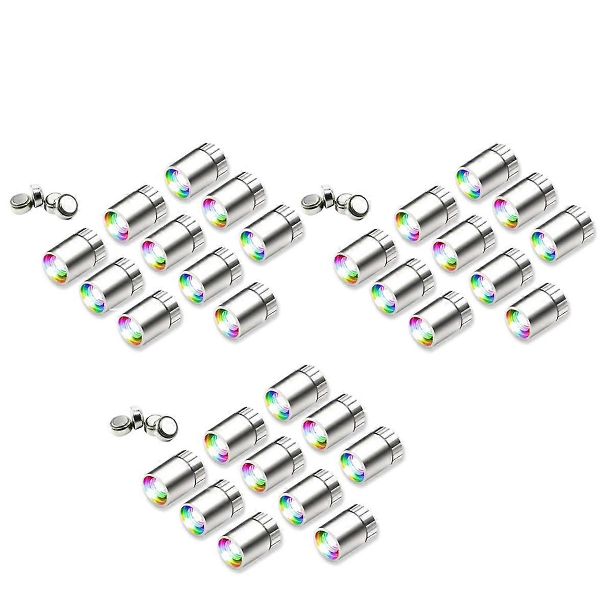 30 Pcs Miniature Led Lights,Tiny Lights for Hand Craft,Mini Led Lights,Miniature Lights for Toy Brick Building Blocks A