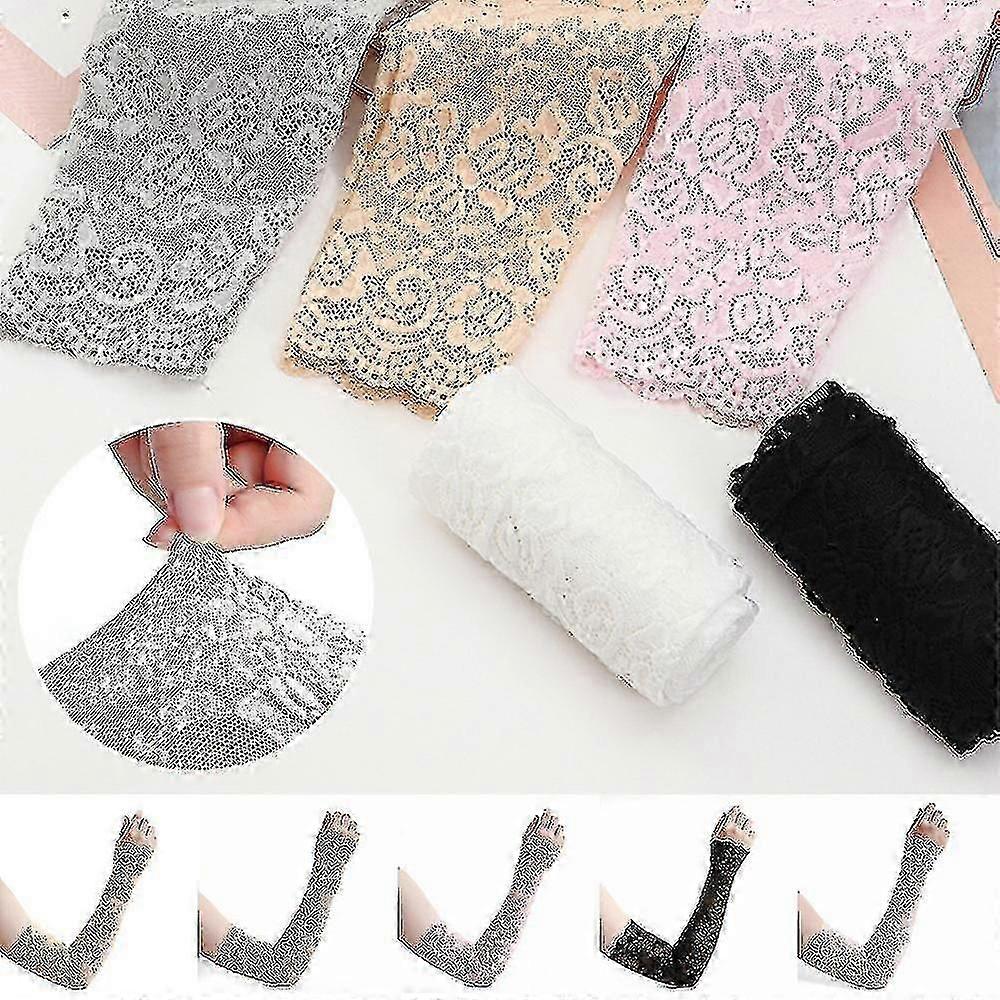 Güneş Koruyucu Kol Kol Uv Koruma Uzun Kollu Kol Kapağı Yaz Nefes Alabilir Dantel Bilezikler