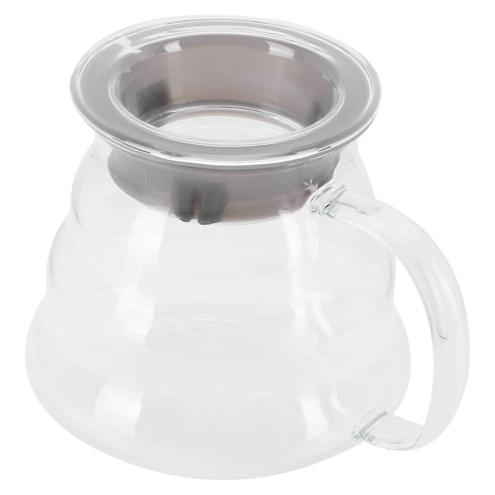 Glass coffee pot suitable for bar kitchen counter