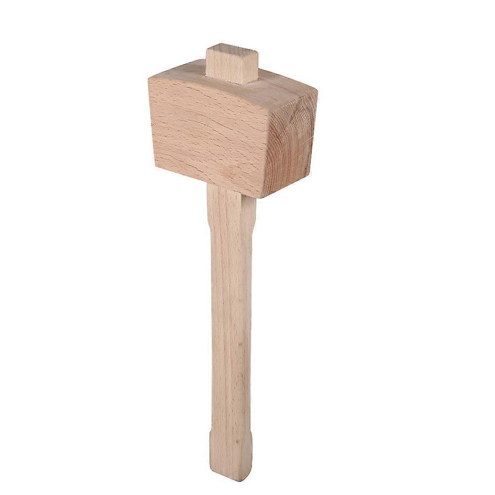 250mm Beech Solid Carpenter Wood Wooden Mallet Hammer Handle Woodworking Tool