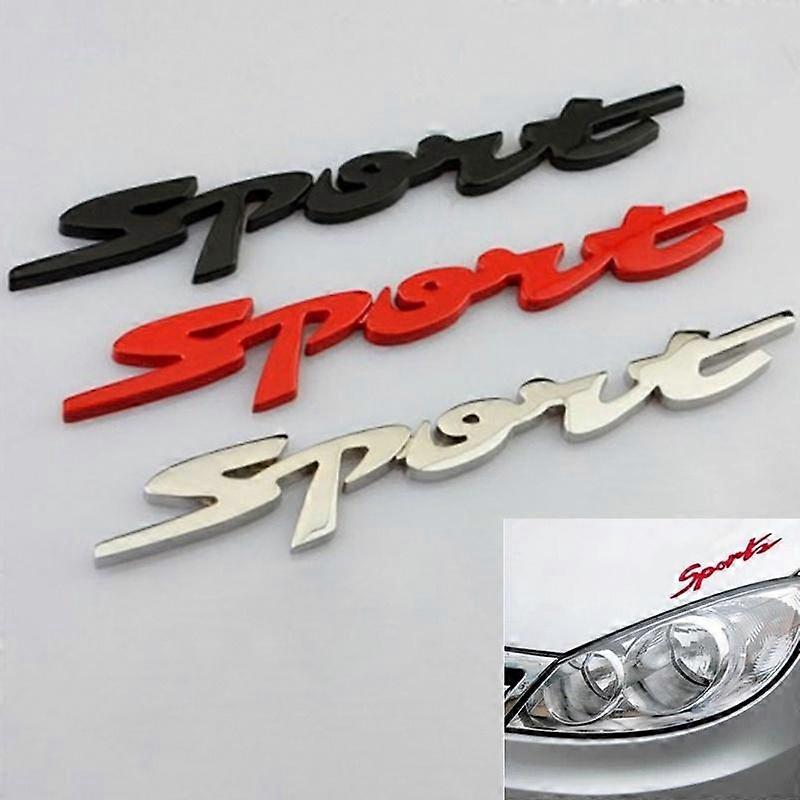 Classic Car Stickers Self-Adhesive Emblem Badge Auto Tail Accessories 3D ABS Plastic Sport Decals