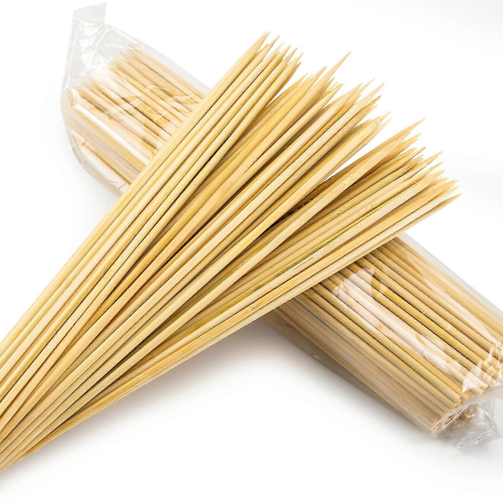 400Bamboo skewers wooden organic barbecue12"