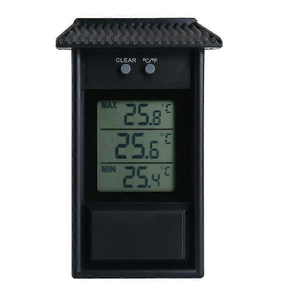 Digital Max Min Greenhouse Thermometer For Indoor Or Outdoor Use Easily Wall Mounted