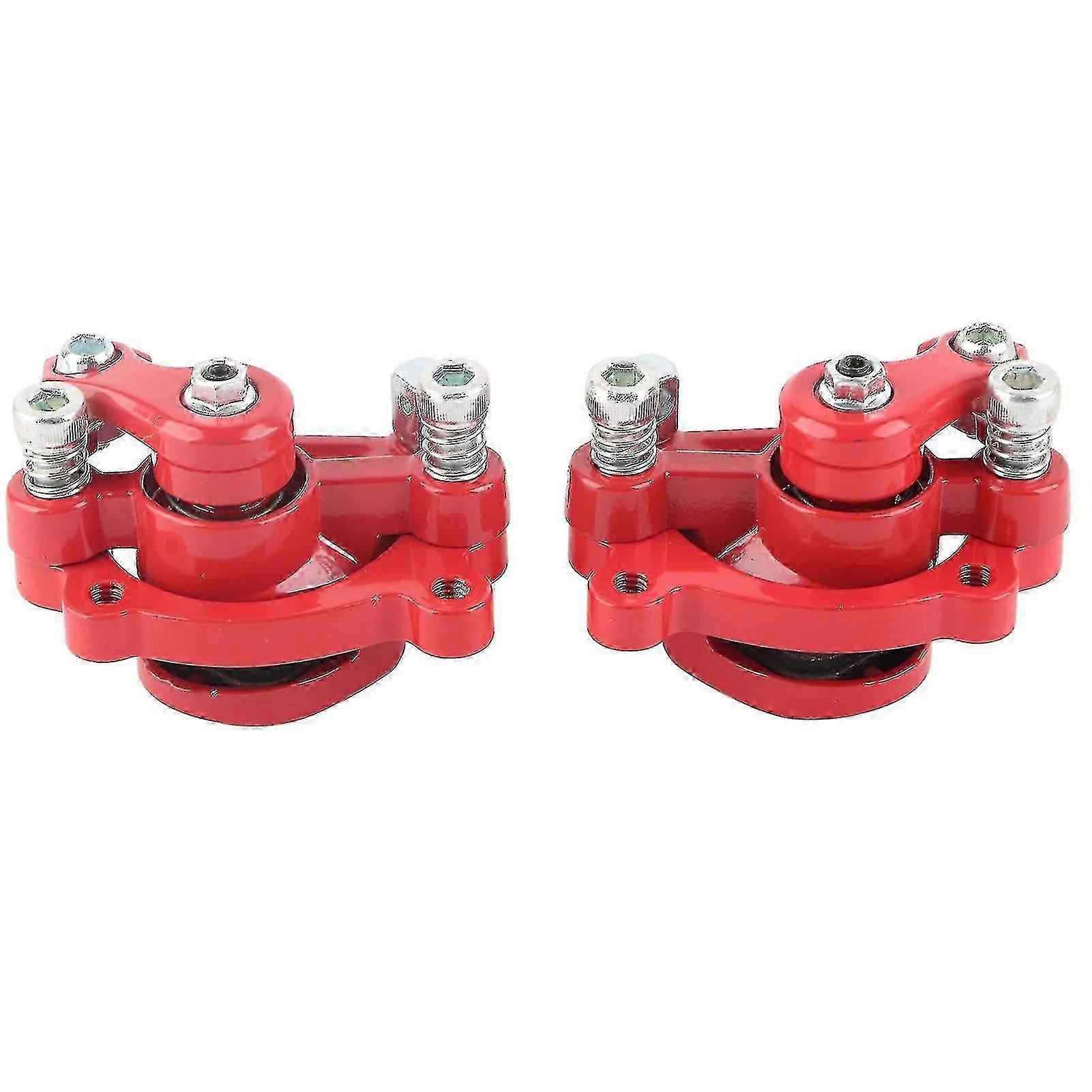2PCS Brake Caliper Front and Rear Replacement for 47cc 49cc 2stroke Pocket Bike Mini Dirt Bike