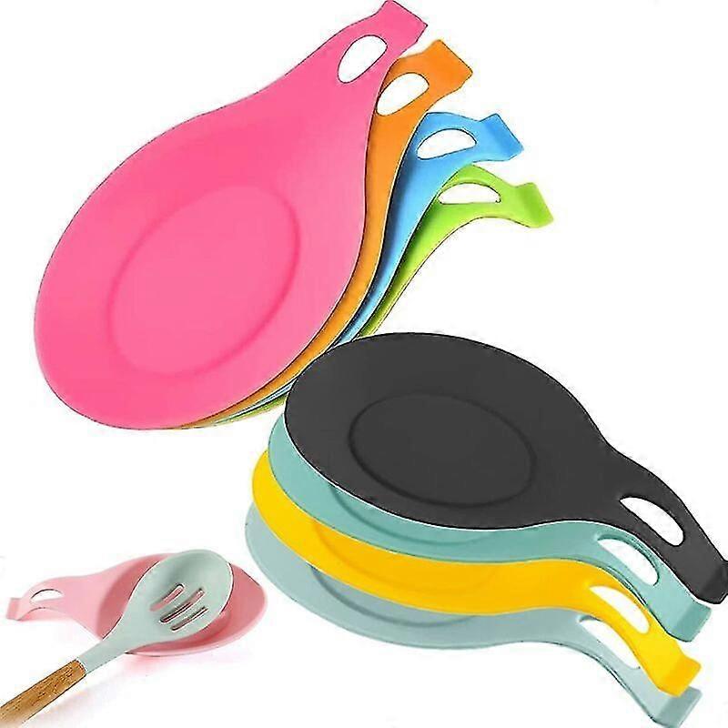 Rest, 8pcs Silicone Holder Almond Shape Rest Multifunction