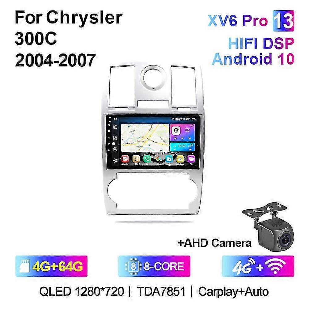 XIMA XV6 Pro 8 Core 2 Din Android 10 Autoradio Caplay Car Radio Multimedia Player For Chrysler Aspen 300C 2004-2008 Stereo gps