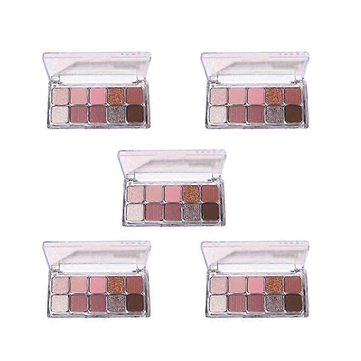 10 kleuren charmant paars oogschaduw palet make-up glitter oogschaduw pigment shimmer oogpalet