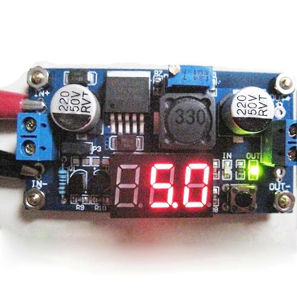 Buck Step-Down LM2596 Power Converter Module DC 2.5-40V to 1.25-37V Voltmeter