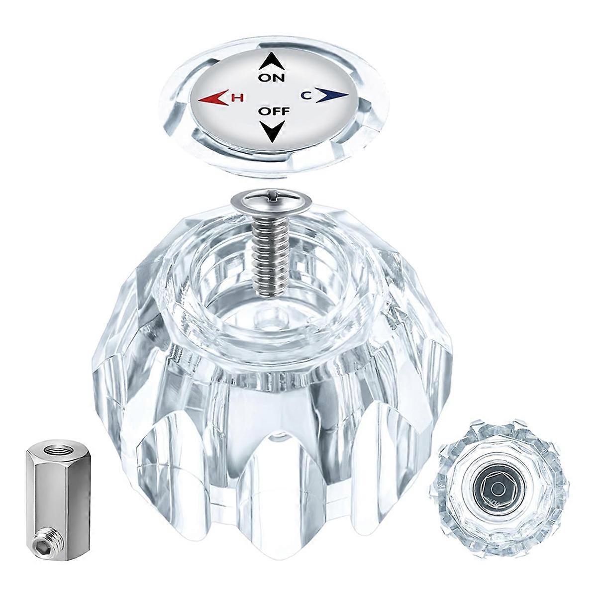 RP41661 Replacement Shower Faucet Handle for and Single Handle Faucets with Button,Connector and Screw