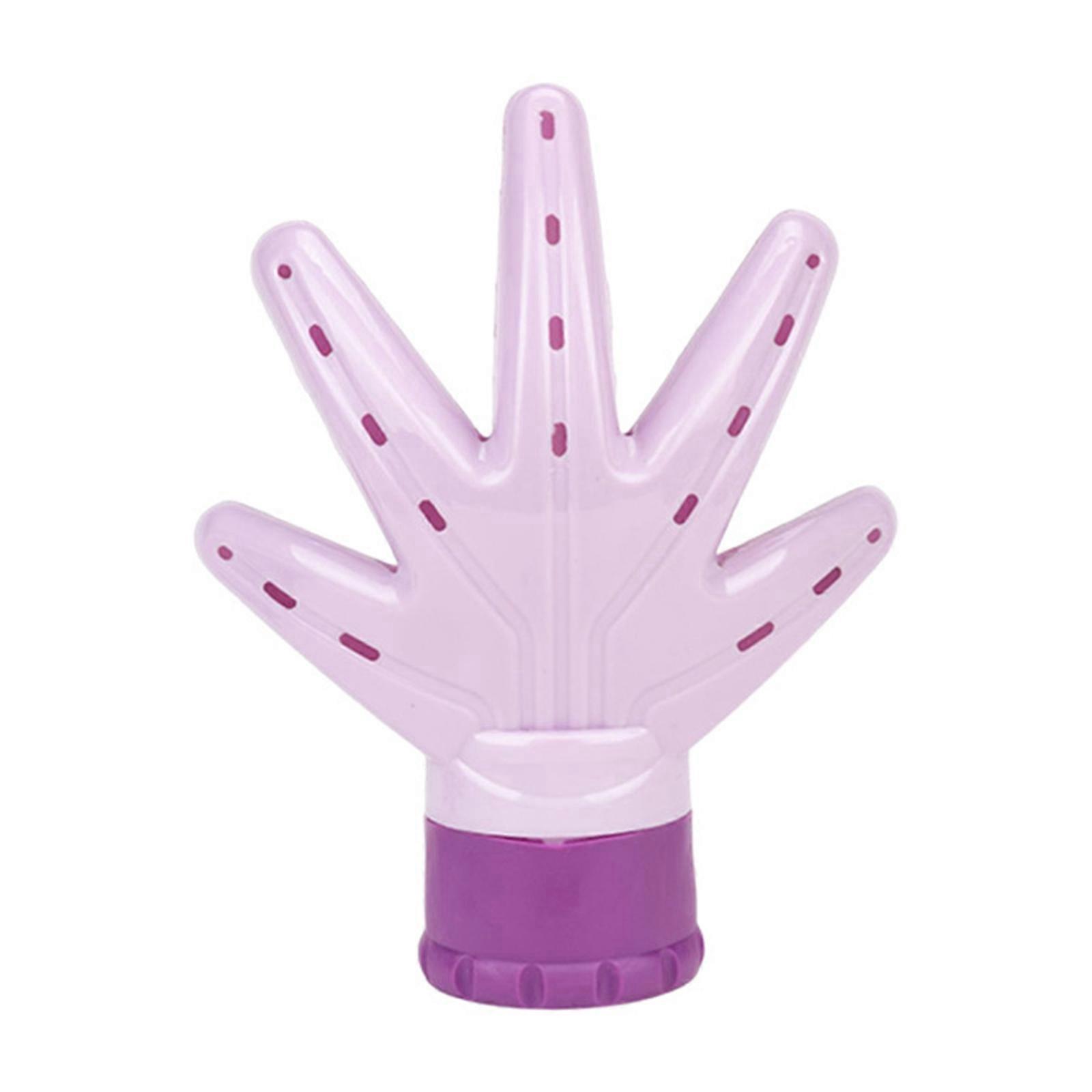 Diffuseur Cheveux Universel Adaptable pour Sèche-Cheveux Pour Cheveux Naturels Bouclés ou Ondulés Diffuseur Sèche-Cheveux Forme Manuelle Violet