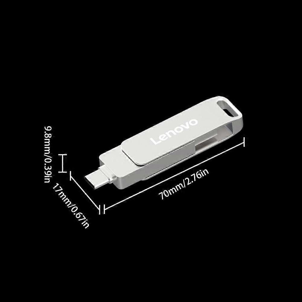 Dual USBC/UCB Flash Drive USB 3.2 & Type-C Dual Flash Drive High-Speed 150MB/s 360° Rotatable Protec