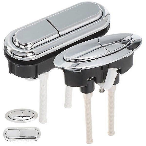 Premium Dual Flush Toilet Button - Durable Plastic, Easy Installation, Adjustable Torsion Bar, Fits Most Toilets
