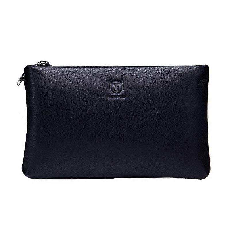 BULL CAPTAIN 446 Large-capacity Soft and Wear-resistant Leather Clutch Bag Business Wallet, Size: S