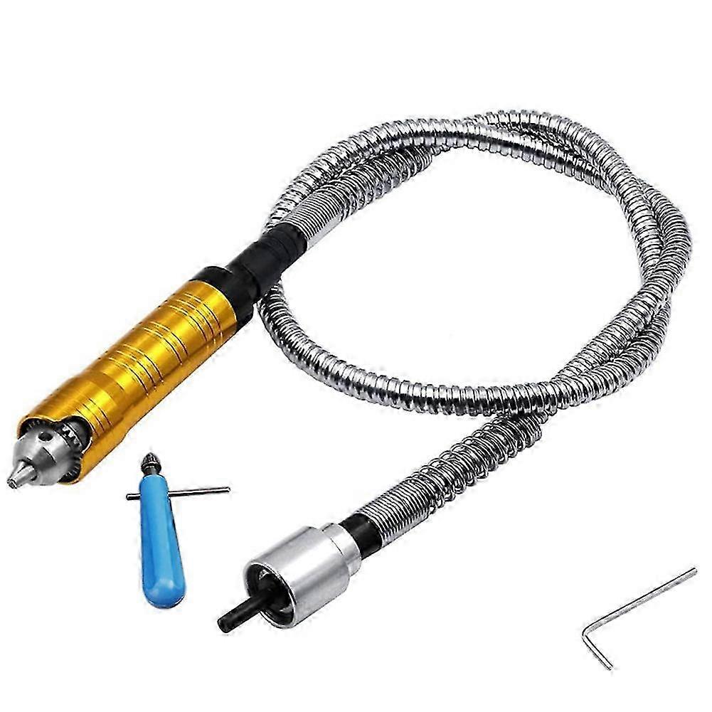 Flexible Shaft compatible Electric Grinder, with 0.3-6.5mm Chuck Handle Extension Cable compatible E