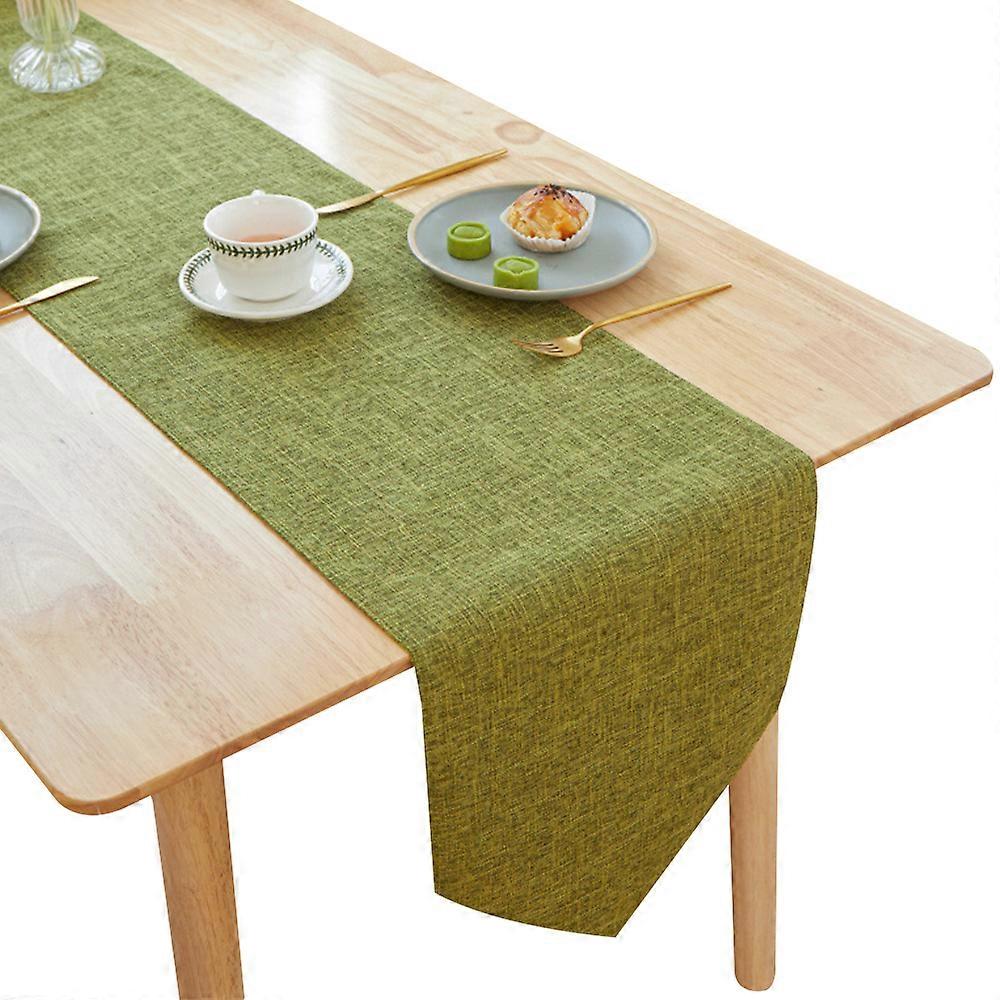 linen table runner, wipeable table cover, dining room decoration