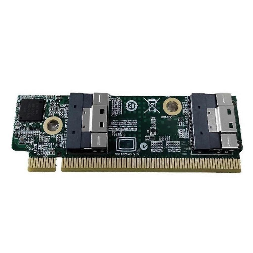 High Speed SFF-8654 to PCIe X16 External Extension Card Adapters SFF-8654 Adapters Card Computer for